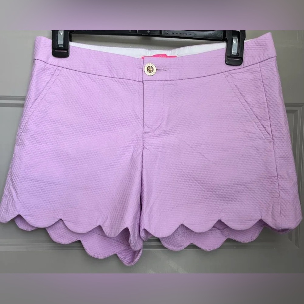 Lilly Pulitzer Buttercup Resort Scalloped Shorts